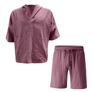 Conjunto Deportivo para Hombre, Ropa de Verano, Conjunto de 2 Piezas, Camiseta de Manga Corta y Pantalones Cortos, Conjuntos Masculinos de Polo y Pantalones Cortos - Product Image 4