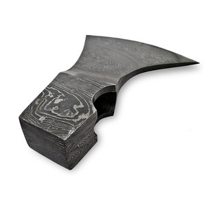 Cabeza de Hacha Vikinga de Acero de Damasco Forjada a Mano, Personalizada OEM, para Supervivencia, Camping y Bushcraft, Venta al Por Mayor y Marca Privada - Product Image 3