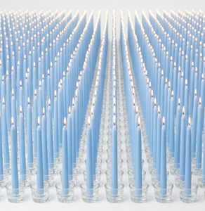 Velas Cónicas de Cera de Parafina Elegancia de Medianoche, Hechas a Mano, Aroma a Lavanda, Paquete al por Mayor para Bodas, Eventos Navideños, Organizadores de Eventos - Product Image 2