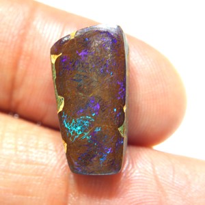 Ópalo Boulder de Australia, Cabujón Genuino de Ópalo Boulder Koroit Australiano, Gema Suelta para Joyería - Product Image 3