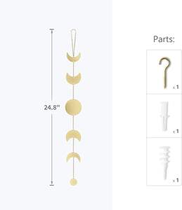 Décoration murale artisanale moderne en fer forgé, best-seller, pour salon, chambre, bureau, pièce maîtresse de design d'intérieur luxueux - Product Image 6