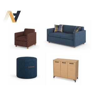 Elegant Garner Inn Inspired Hotel Casegoods - Space Saving MDF/HPL Guestroom Furniture - OEM/ODM Vietnam Manufacturing <b>Solution</b> - Product Image 1