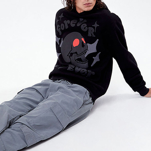 Sudadera con capucha y cremallera para hombre, con estampado, transpirable, de secado rápido, proveedor mayorista OEM, premium - Product Image 4