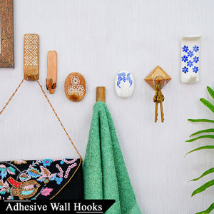 Gancho de Pared de Hierro con Cristal Turquesa y Diamantes Hecho a Mano – Gancho Decorativo Resistente para Colgar Abrigos, Sombreros, Bolsos y Toallas para Decoración del Hogar - Product Image 3