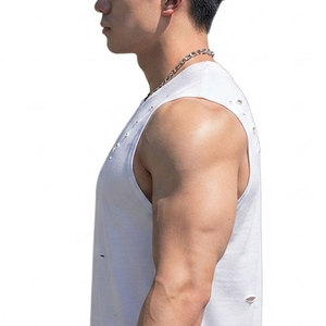 เสื้อกล้ามผู้ชายแฟชั่นทันสมัย ผลิตจากผ้าฝ้ายน้ำหนักเบา ราคาถูกที่สุด - Product Image 6