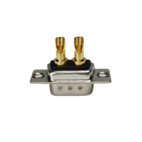 Connecteur de Soudure Mâle et Femelle DSUB Série DB 2W2 2 Broches, Courant 10A 20A 30A 40A, pour Équipement Industriel