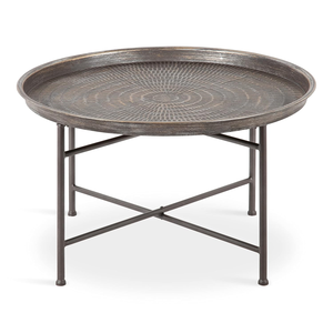 Mesa de Centro Contemporánea para Sala de Estar, Mesa Decorativa para el Hogar, Apartamento u Oficina, con Base Resistente - Product Image 3