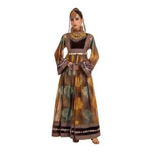 Latest Afghani Casual <b>Dresses</b> Premium Ethnic Embroidery Traditional Women's Clothing Export Quality - Product Image 1