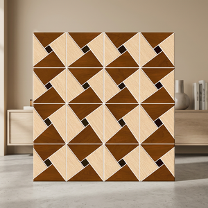 Baldosas de Cerámica con Relieve Serie Punch 300x300mm, Económicas, Esmaltadas, Diseño para Exteriores, Baldosas para Piso con Diseño de Flores - Product Image 2