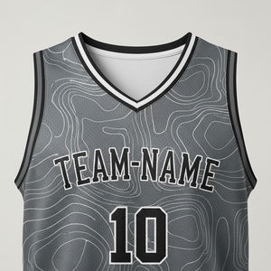 Camiseta de Baloncesto de Poliéster 100% Transpirable de Secado Rápido, Estilo Americano, con Logotipo y Número, Uniforme de Baloncesto para Adultos, Gran Venta - Product Image 6