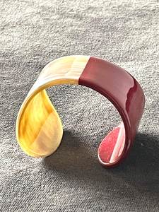 Modern Buffalo Horn Cuff <b>Bracelet</b> Lightweight Natural Horn Bangle Offering Stylish and Comfortable Daily Wear - Product Image 1
