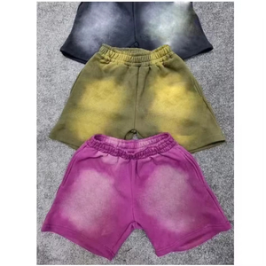 Pantalones Cortos Personalizados para Hombre, Lavado Ácido, Felpa Francesa, 100% Algodón, Cintura Elástica, Alta Calidad, Estilo Vintage, Estampado Puff, Talla Grande - Product Image 5