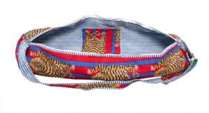 Bolsa de yoga plegable hecha a mano, ecológica, de algodón, con estampados modernos de animales, ligera, duradera, con correa ajustable. - Product Image 4