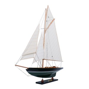 Y070 Pen Duick - Maqueta de Yate Pintada a Mano, Decoración Náutica de Madera de Cedro Hecha a Mano para Mesa, Artículo de Colección Marítima, 67Lx13Wx80H cm - Product Image 2