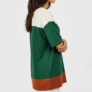 OEM Hot Selling Custom Made 100% Cotton Summer Silk Screen Printed Logo Women's Casual T-Shirt with Custom Colors&Sizes T-shirts - Product Image 3