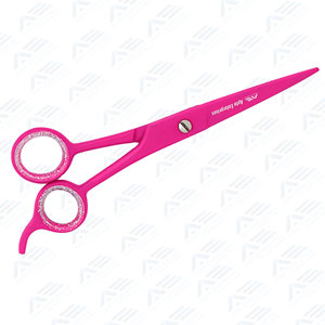 Ciseaux de coiffure roses en acier inoxydable japonais pour salon de coiffure, 6,5 pouces - Product Image 2