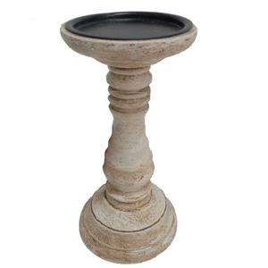 Bougeoir noir mat en métal fini, support de bougie de luxe, Design classique, décoration pour la maison, pièces - Product Image 1