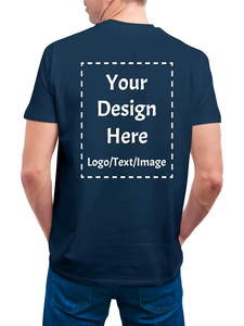 Men's 100% Polyester Custom T-Shirt-Personalized Double-Sided Silk Screen Printed Crew Neck Short Sleeve Team Uniforms Gifts - Product Image 3