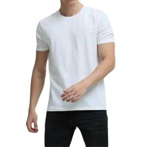 Fabricante Indio, Venta al Por Mayor de Camisetas de Cuello en V para Hombre, 300G, Algodón, Manga Corta, Corte Holgado, Color Personalizado, Proveedor OEM - Product Image 4