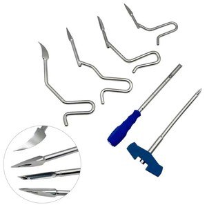Stainless Steel Orthopedic <b>Punch</b> Hole Opener Femoral Intramedullary Nail Surgical Instrument Veterinary Equine Surgery Tool - Product Image 1