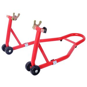 Cavalletto moto bici sportiva da 1000 libbre con sollevatore ruota anteriore e posteriore nero U-Red forcellone Paddock Stand - Product Image 2