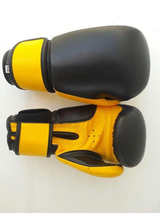 Gants de boxe personnalisés avec logo pour unisexe, en cuir PU imprimé, style décontracté, pour entraînement, avec bandage de maintien, qualité supérieure, service OEM - Product Image 4