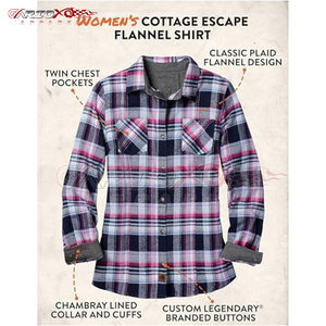 Long Sleeve Women Flannel Biker <b>Shirt</b> Winter <b>Flame</b>-Retardant Breathable Stylish Cut Urban Appeal Soft Durable Motorcycle Racing - Product Image 2