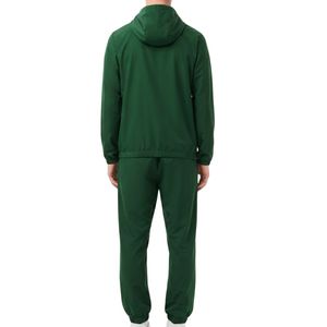 Green Two Piece Tracksuit Full Zip Cotton Jogging Suit Hooded <b>Sweatpants</b> <b>Set</b> Breathable Casual Sports Windproof Tracksuits <b>Set</b> - Product Image 2
