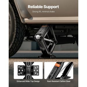 9000 Lbs 23.4 in RV forbice jack Set di 2 RV stabilizzatore livellamento attrezzature di parcheggio - Product Image 4