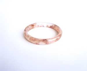 Handmade Marble Resin Bangle Stackable Chunky Geometric Wave Resin Craft Transparent Cuff Bracelet Set Jewelry Wholesale - Product Image 4
