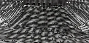 Cesta rectangular de alambre tejido negro de alta calidad, bandeja duradera de malla para almacenamiento de alimentos, vajilla decorativa al por mayor - Product Image 2