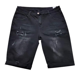 กางเกงยีนส์ขาสั้นผู้ชายสไตล์ล่าสุดปี 2026 ผลิตตามสั่ง ระบายอากาศได้ดี เป็นมิตรกับสิ่งแวดล้อม บริการ OEM สีพื้น ผลิตในปากีสถาน - Product Image 1