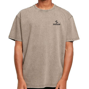 T-shirt délavé à l'acide le plus vendu, T-shirt à bas prix, T-shirt personnalisé en gros, T-shirt délavé à l'acide doux au toucher personnalisé - Product Image 1