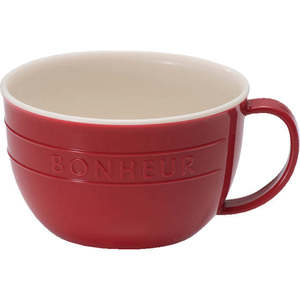Bonheur 400ml Red Ceramic <b>Soup</b> <b>Mug</b> - Product Image 1