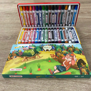 ชุดสีเทียนปลอดสารพิษ สีสันสดใส สำหรับเด็ก 18 สี - Product Image 1
