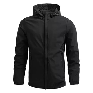 OEM Wholesale Custom Logo Outdoor Sport Wind Proof <b>Jacket</b> <b>Men</b> Hooded Water Proof Windbreaker Hiking Climbing <b>Running</b> <b>Jacket</b> - Product Image 1