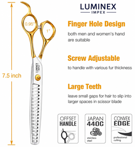 Premium Pet Grooming <b>Scissors</b> Set – Made from High-Quality Stainless Steel, Professional <b>Dog</b> & Cat Hair Cutting Kit with Case - Product Image 4