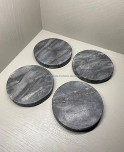Sous-verres en pierre naturelle fabriqués à la main finition lisse ensemble de dernière conception pour l'intérieur de la cuisine ou les occasions de mariage - Product Image 5