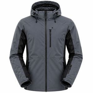 <b>Green</b> Men's Printed Windproof Waterproof Hooded Canvas Snowboarding <b>Ski</b> <b>Jacket</b> Quick Dry Breathable Warm Winter Snow Coat - Product Image 1