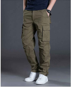 Pantalones Cargo y Jeans Casuales Ligeros de Lona para Hombre, Tallas Grandes, con 6 Bolsillos, Servicio OEM, Venta al Por Mayor - Product Image 2