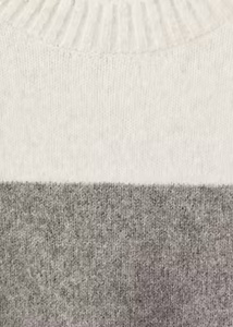 <b>Men's</b> Breathable Knitted Pullover <b>Sweater</b> Sleeveless Autumn Style Regular Fit Gray White Front Logo - Product Image 5