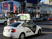 Écran LED de toit de taxi Xixun System, double mode WiFi 4G, panneau publicitaire mobile