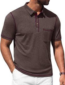 Polo vintage Legacy Premium pour homme, série Platinum, élégant et décontracté - Product Image 1