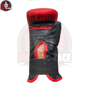 Guantes de Boxeo Negros Duraderos para Muay Thai, Sparring y Entrenamiento Intenso, Servicio OEM, Venta al Por Mayor - Product Image 3