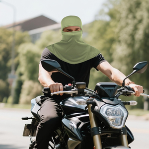 Cagoule longue extensible d'été, masque facial intégral pour le jogging, l'entraînement, le fitness, couvre-tête rafraîchissant, protection solaire respirante pour l'extérieur - Product Image 5