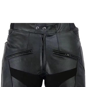 Pantalon de moto personnalisé coupe slim en cuir, coupe-vent et de protection, nouveau style - Product Image 5