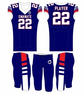 Camiseta de fútbol americano sublimada de entrenamiento de Club uniforme de fútbol americano transpirable personalizado - Product Image 3