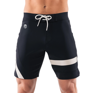 Shorts de bain pour hommes Aztec à séchage rapide, extensibles, design color block athlétique pour le surf, la plage, la natation, les sports nautiques OEM ODM - Product Image 1