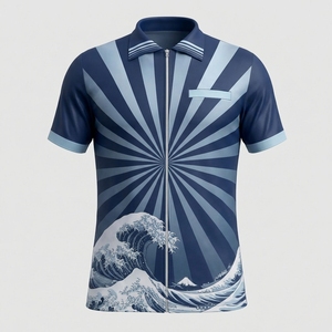 Quick Dry <b>Dart</b> Sports Shirt Mens Custom Team Polo Jersey Breathable Polyester Athletic Wear For <b>Dart</b> Competition - Product Image 4