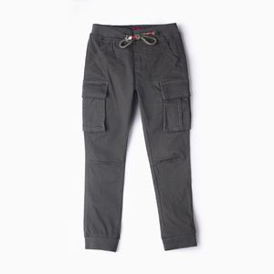 Pantalones Cargo para Niños al por Mayor de Fábrica, Pantalones Deportivos Casuales Personalizados de Algodón Liso, Pantalones para Niños y Hombres - Product Image 2